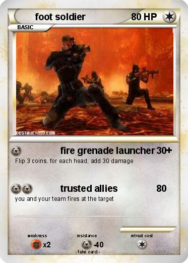 Pokemon foot soldier