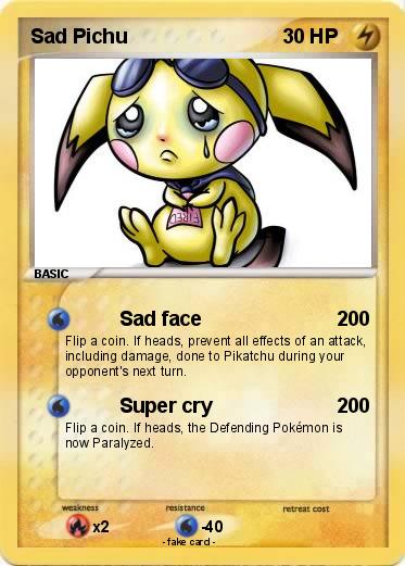 Pokemon Sad Pichu