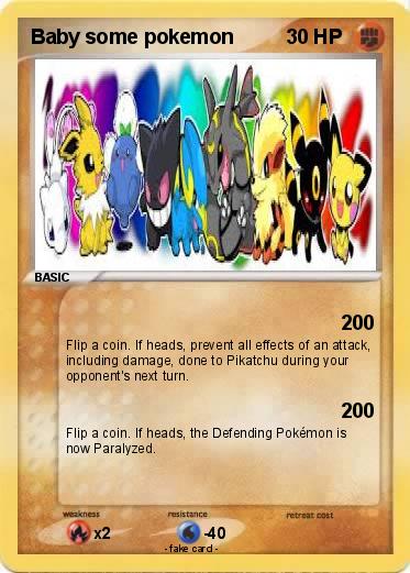 Pokemon Baby some pokemon