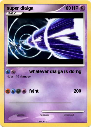 Pokemon super dialga