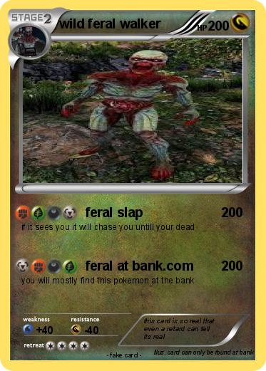 Pokemon wild feral walker