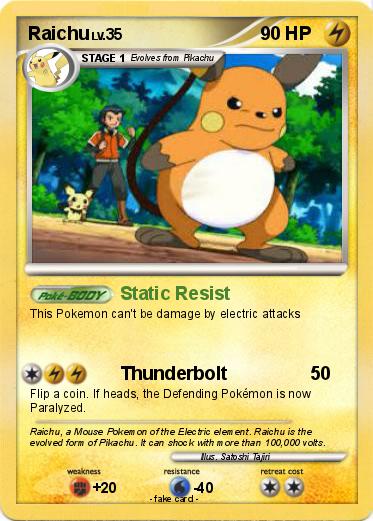 Pokemon Raichu