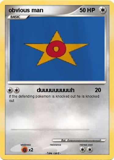 Pokemon obvious man
