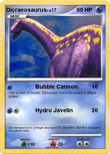 Pokemon Dicraeosaurus