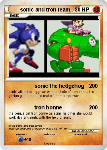 Pokemon sonic and tron team