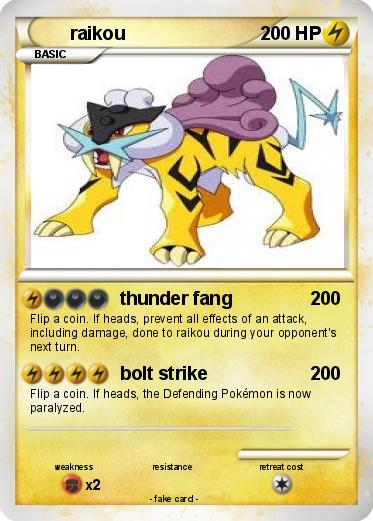 Pokemon raikou
