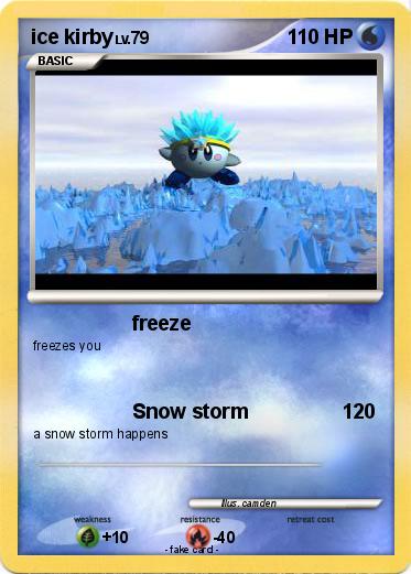 Pokemon ice kirby