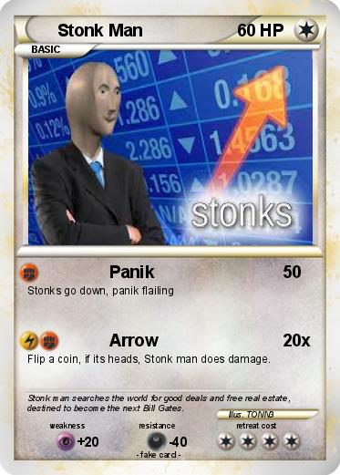 Pokemon Stonk Man