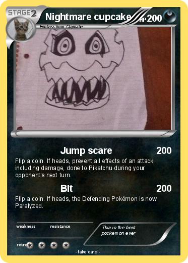 Pokemon Nightmare cupcake
