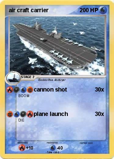 Pokemon air craft carrier