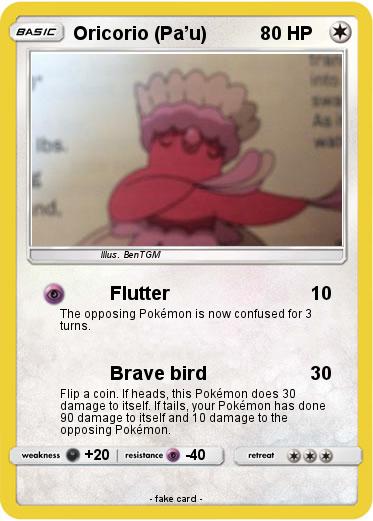 Pokemon Oricorio (Pa’u)