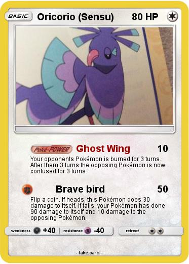 Pokemon Oricorio (Sensu)