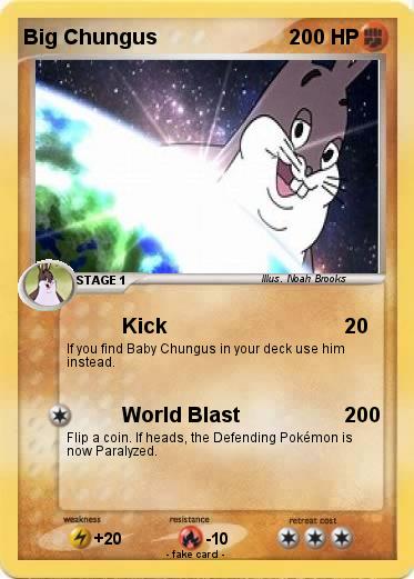 big chungus pokemon card Lapins (One Piece: OP08 Two Legends) Pokemon Big Chungus 699