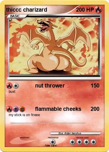 Pokemon thiccc charizard