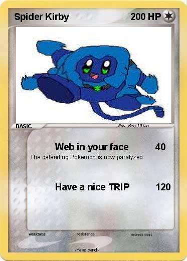 Pokemon Spider Kirby