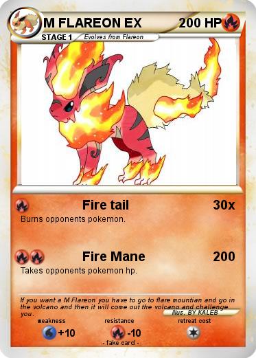 Pokemon M FLAREON EX