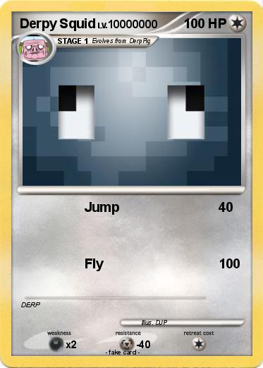 Pokemon Derpy Squid