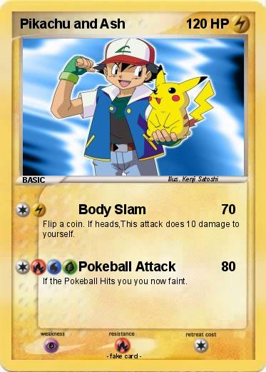 Pokemon Pikachu and Ash