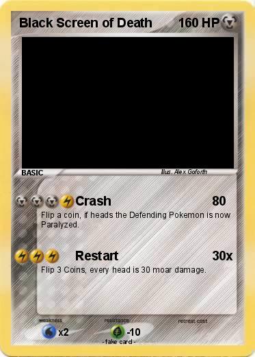 Pokemon Black Screen of Death