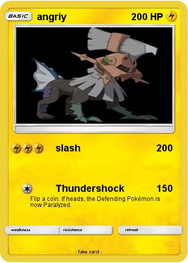 Pokemon angriy
