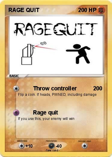 Pokemon Rage quit kid