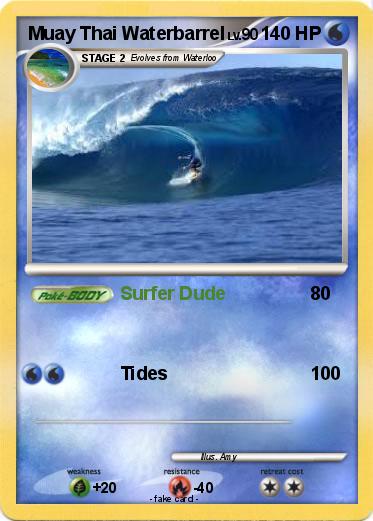 Pokemon Muay Thai Waterbarrel