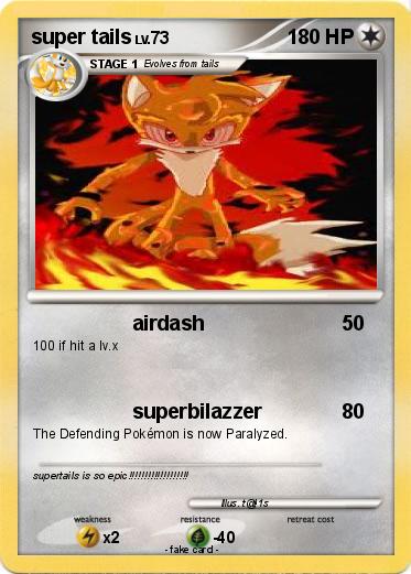 Pokemon super tails