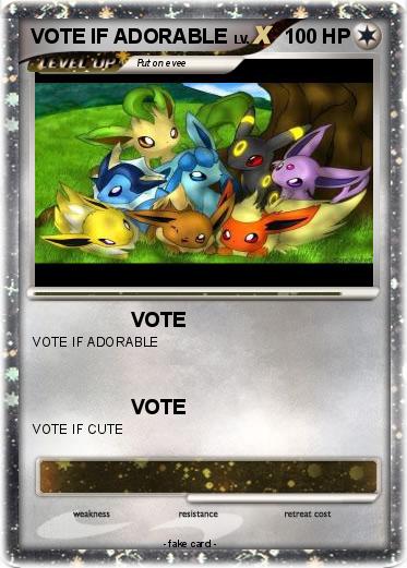 Pokemon VOTE IF ADORABLE