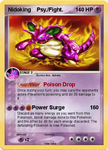 Pokemon Nidoking    Psy./Fight.