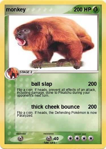 Pokemon monkey