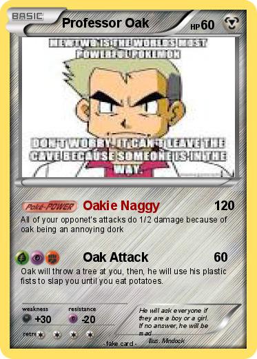 Pokemon Professor Oak