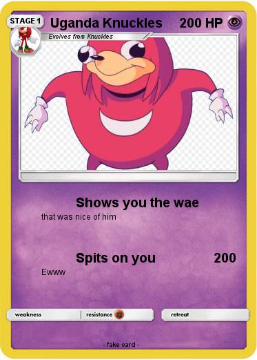 Pokemon Uganda Knuckles