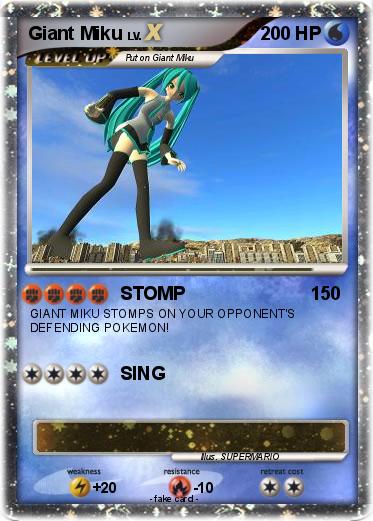 Pokemon Giant Miku