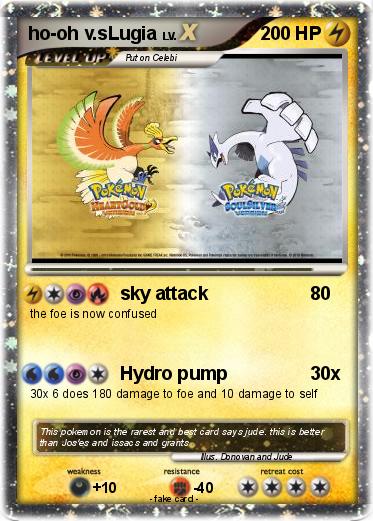 Pokemon ho-oh v.sLugia