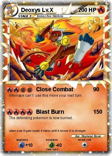 Pokemon Deoxys Lv.X