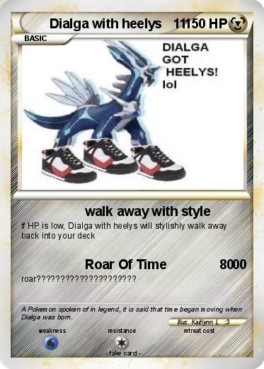 Pokemon Dialga with heelys   11