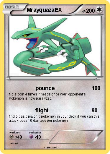 Pokemon MrayquazaEX