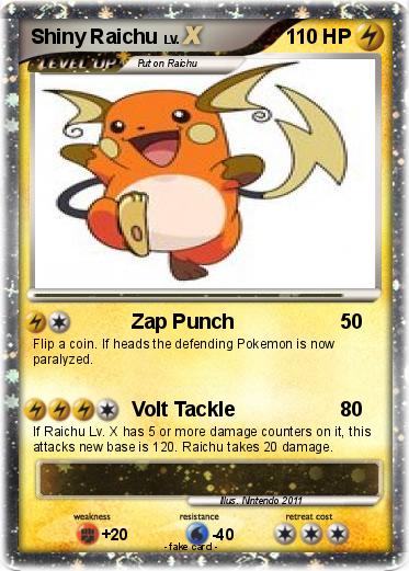 Pokemon Shiny Raichu