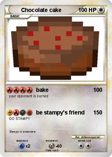 Pokemon Chocolate cake