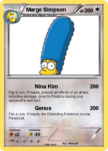 Pokemon Marge Simpson