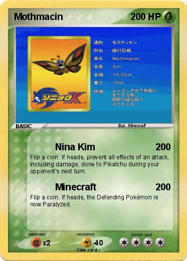 Pokemon Mothmacin