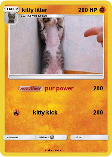 Pokemon kitty litter