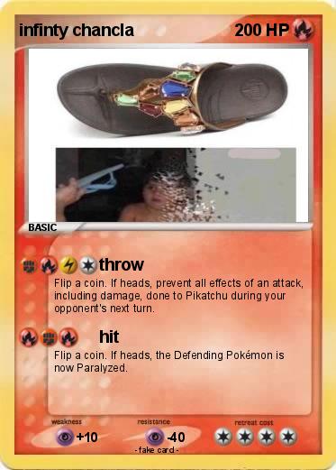 Pokemon infinty chancla