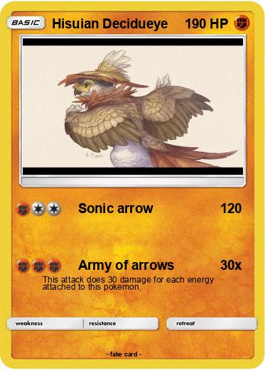 Pokemon Hisuian Decidueye