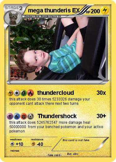Pokemon mega thunderis EX