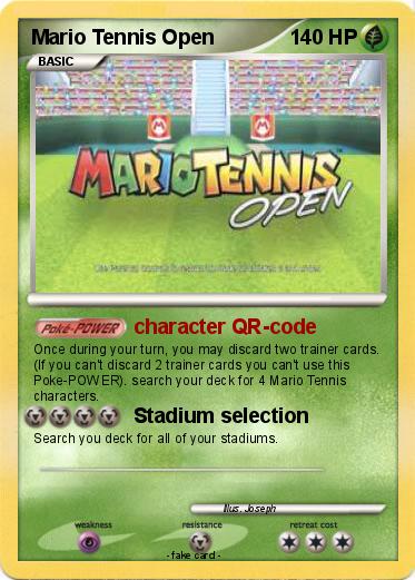 Pokemon Mario Tennis Open