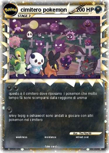 Pokemon cimitero pokemon