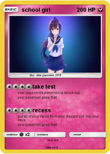 Pokemon school girl