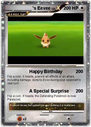 Pokemon ___ _______ 's Eevee