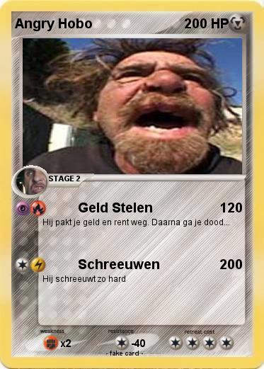 Pokemon Angry Hobo